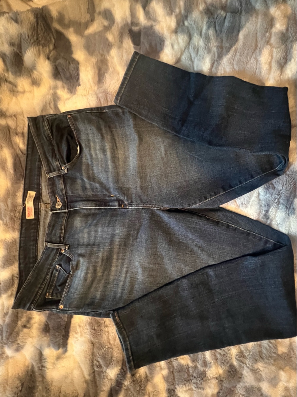 Signature by Levi Strauss High Rise Skinny Jeans Size 18M W34 L30 Dark Wash